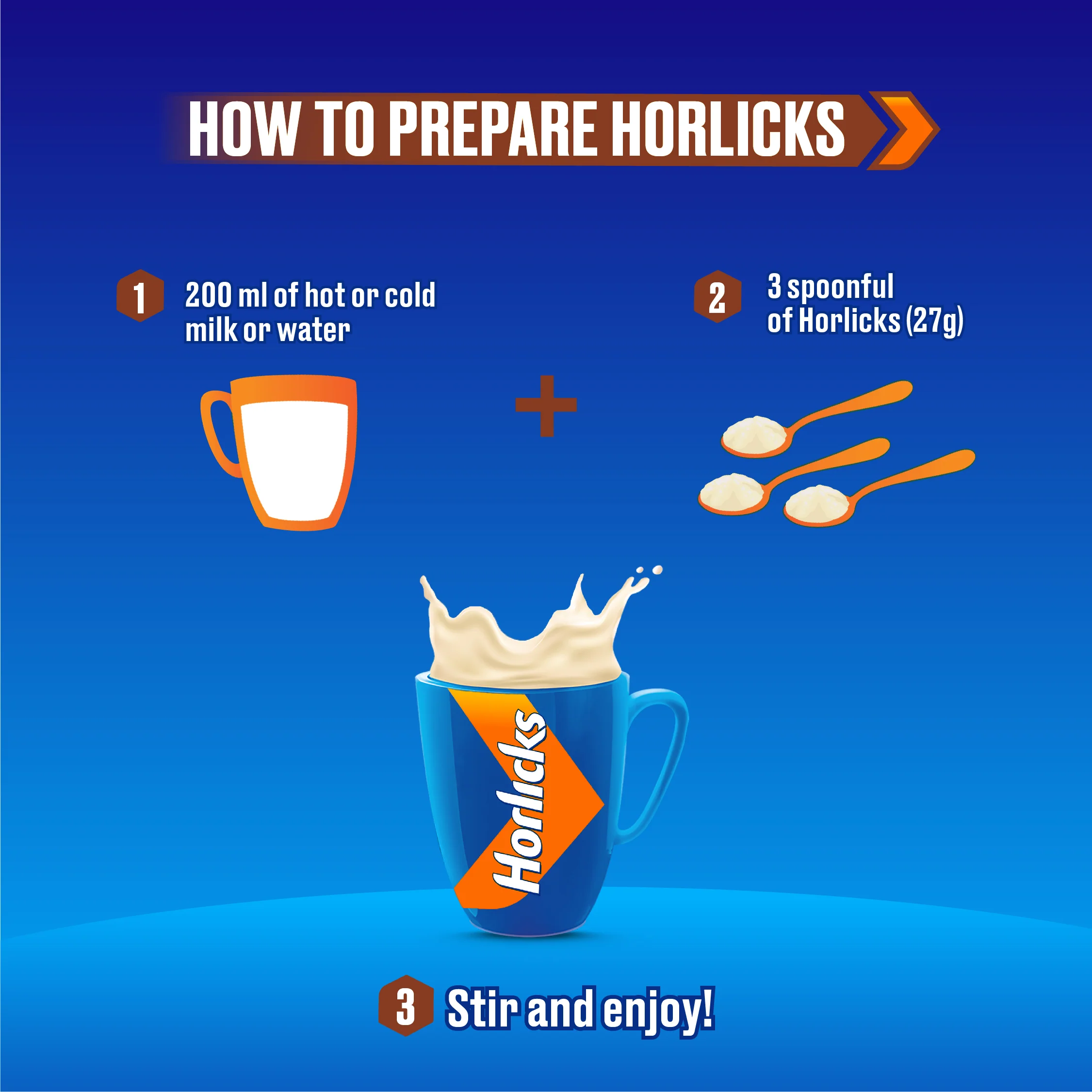 Horlicks Chocolate Flavour Jar 500g (Powder Drink) - Image 4