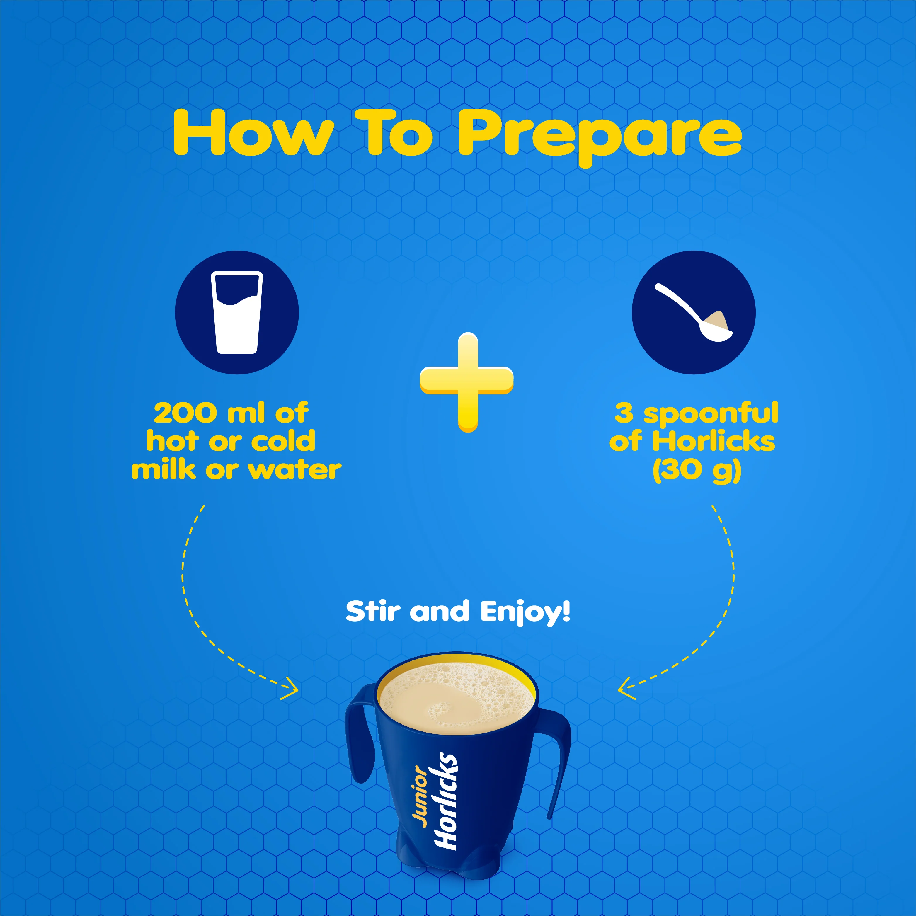 Junior Horlicks Health and Nutrition Drink Stage-2 Jar 500g (Powder Drink) - Image 3