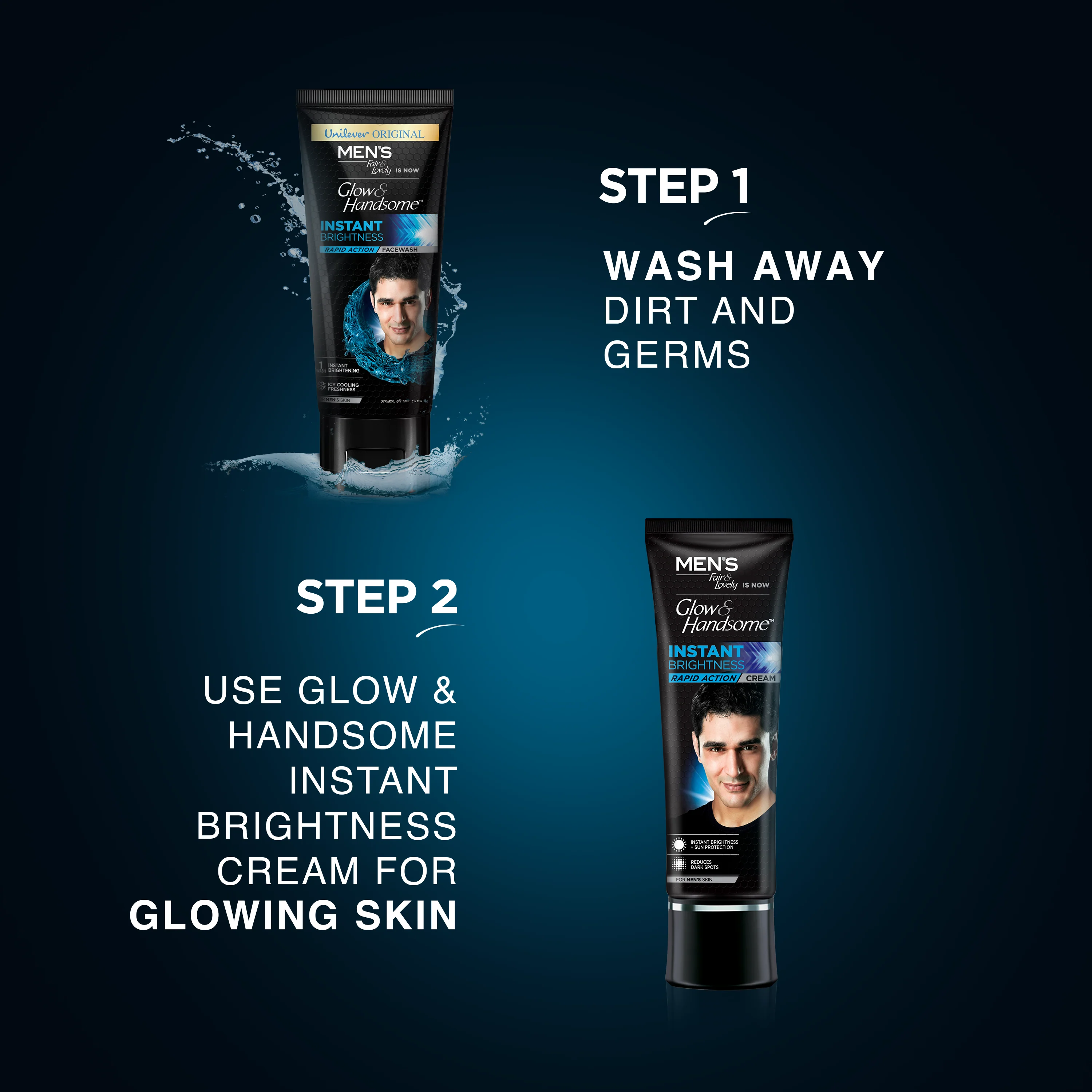 Glow & Handsome Face Cream Rapid Action Instant Brightness 25g - Image 5