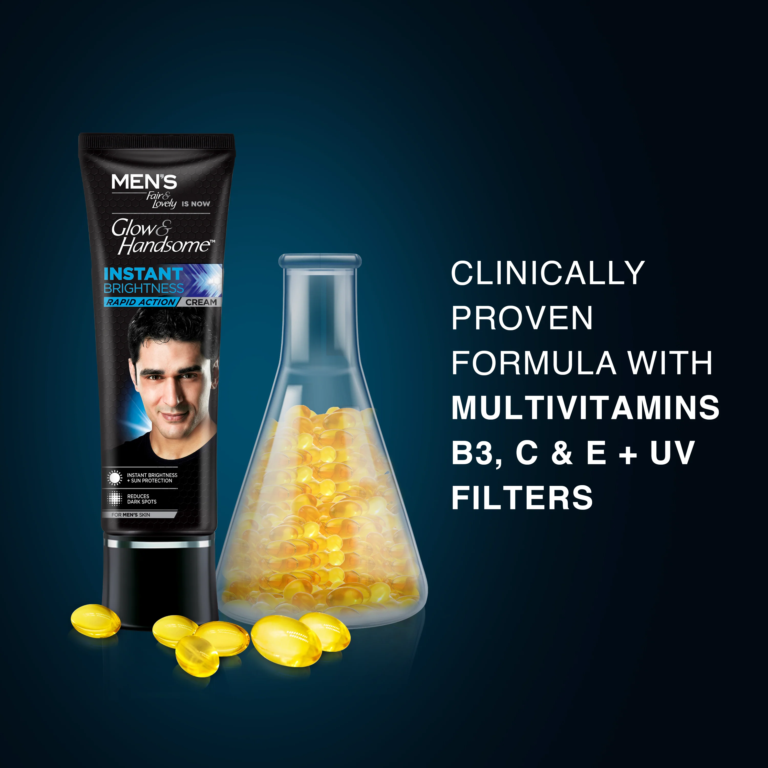 Glow & Handsome Face Cream Rapid Action Instant Brightness 25g - Image 6