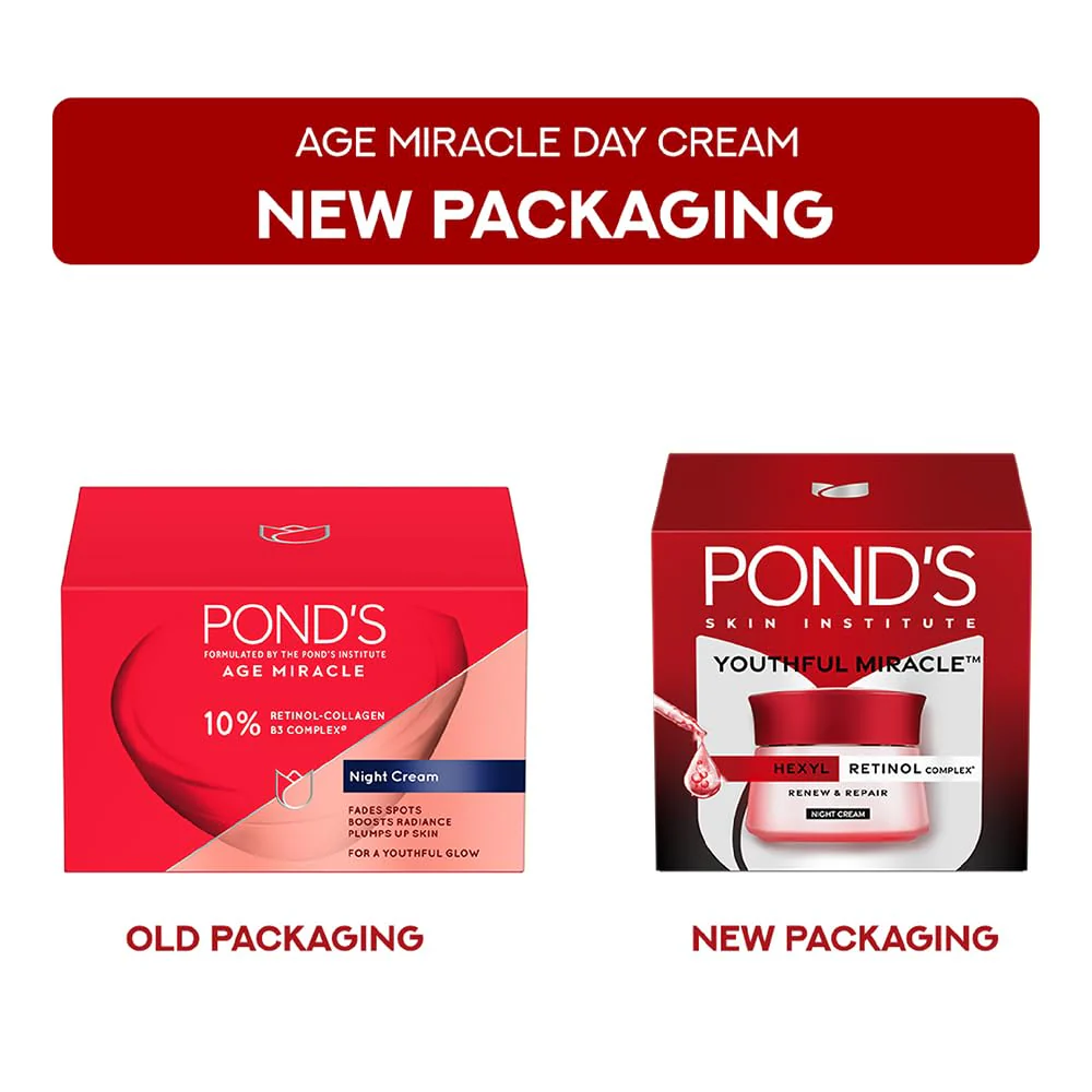 Pond's Youthful Miracle Night Cream 50g - Image 4