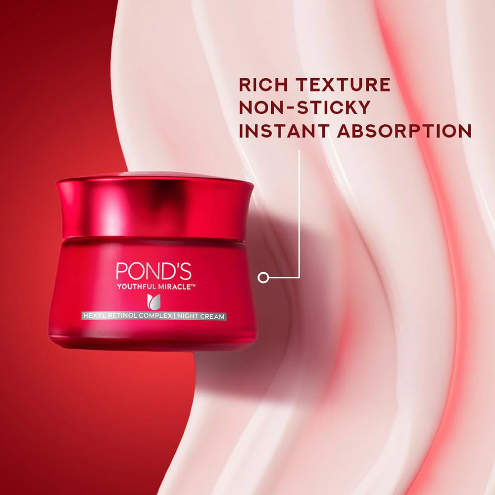 Pond's Youthful Miracle Night Cream 50g - Image 7