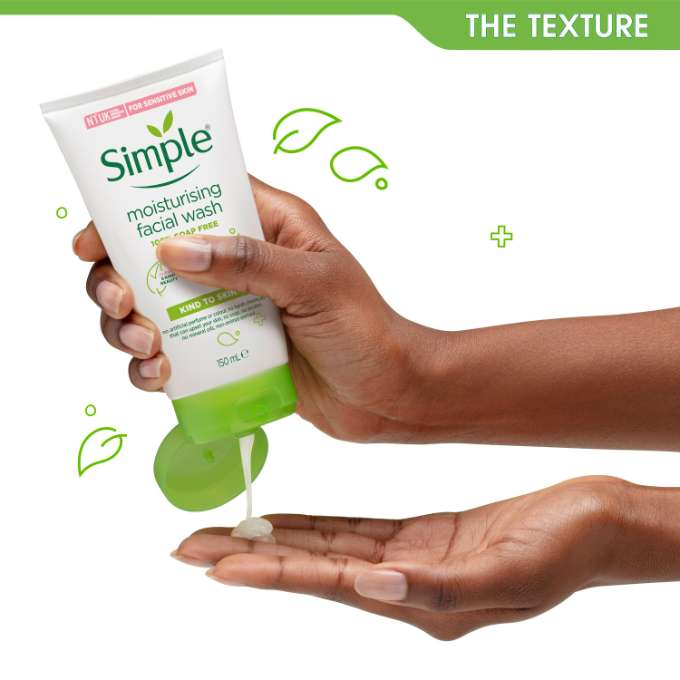 Simple Face Wash Kind to Skin Moisturising 150ml - Image 7