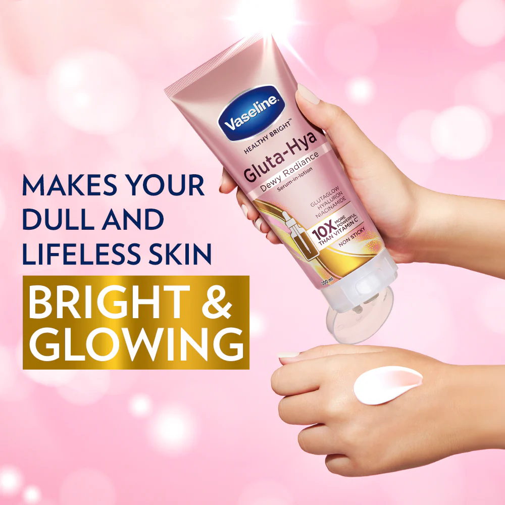Vaseline Gluta-Hya Dewy Radiance Serum in Lotion 200ml - Image 7