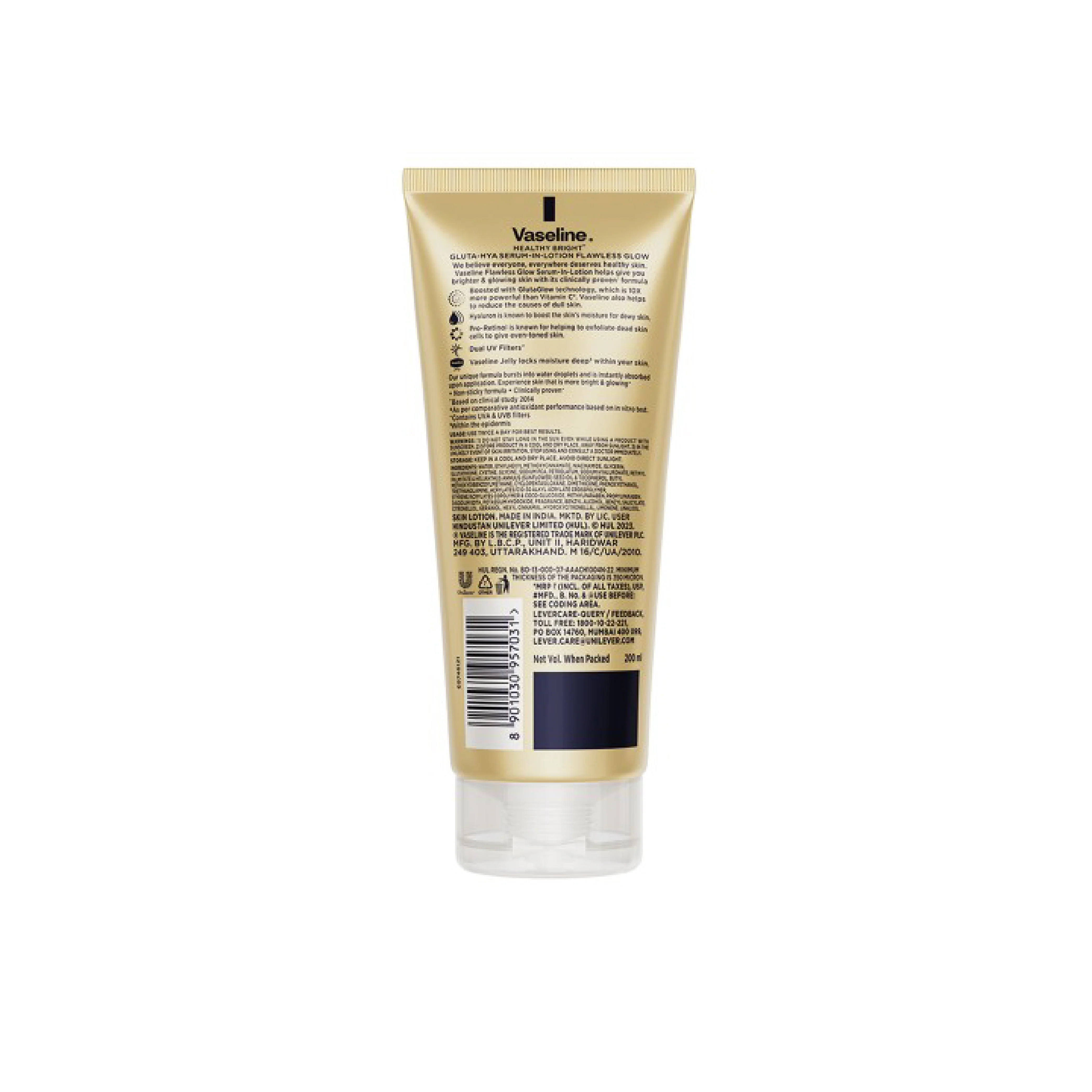 Vaseline Gluta-Hya Flawless Glow Serum in Lotion 200ml - Image 3